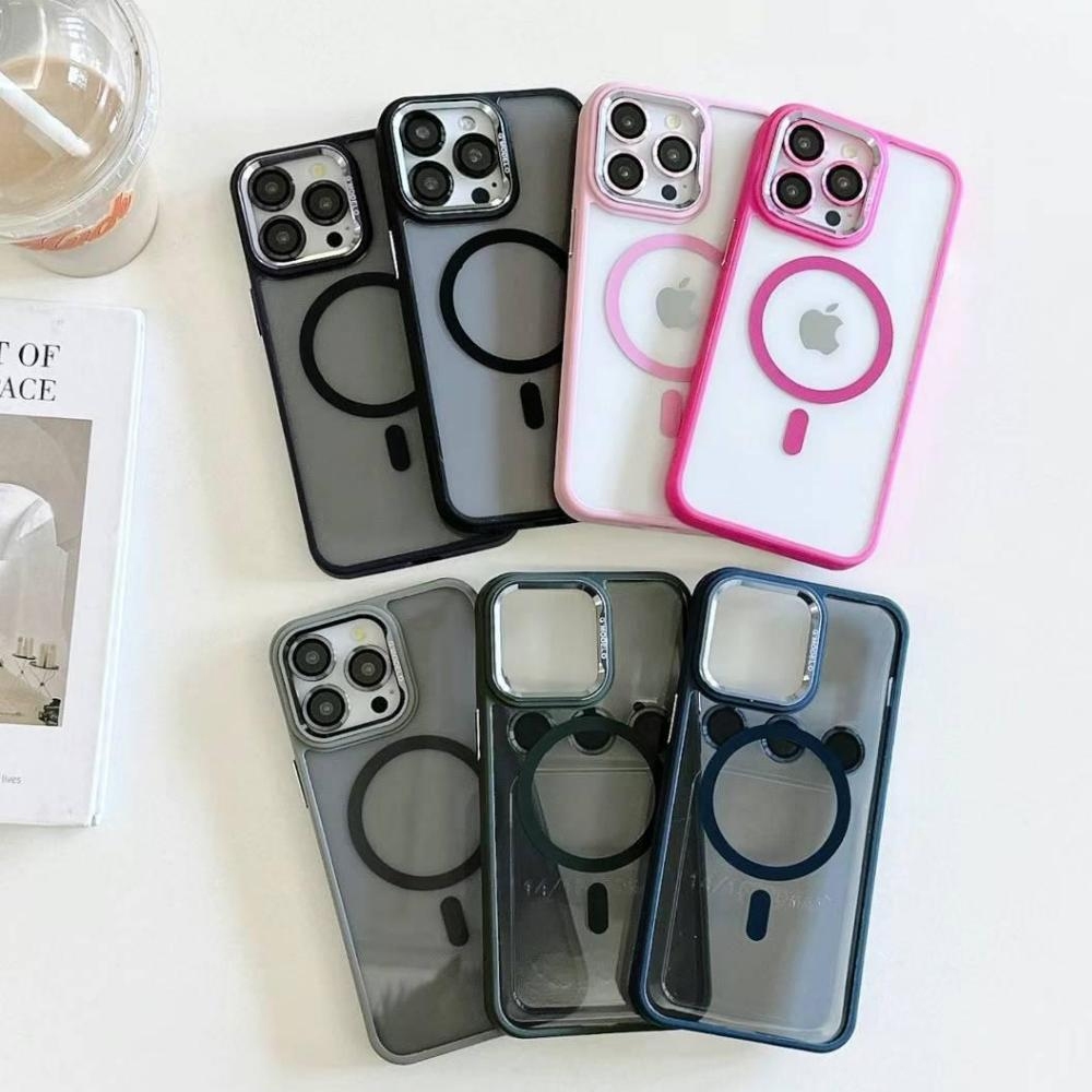 Capa Turbo Magsafe OTIMA QUALIDADE Com Conjunto de Lentes Para Iphone 14/14 PRO/14 PRO MAX/15/15 PRO/15 PRO MAX