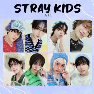 Photocards Stray kids ATE frente e verso (FANMADE) em Oferta na Shopee
