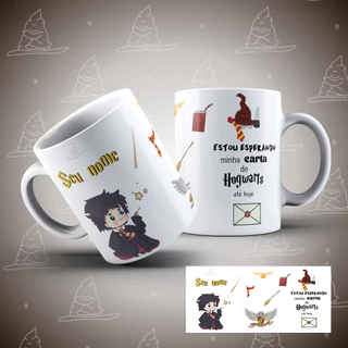 Caneca de Porcelana - Harry Potter | Caneca personalizada