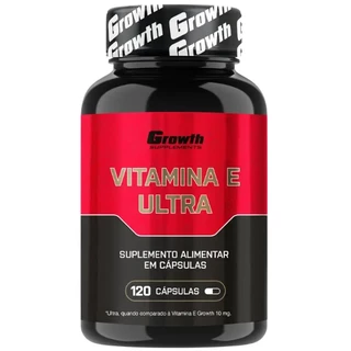 Vitamina E Ultra (500mg) - 120 Comprimidos - Growth Supplements