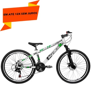 Bicicleta Aro 26 KOG Full X-25 18 Velocidades Freios a Disco