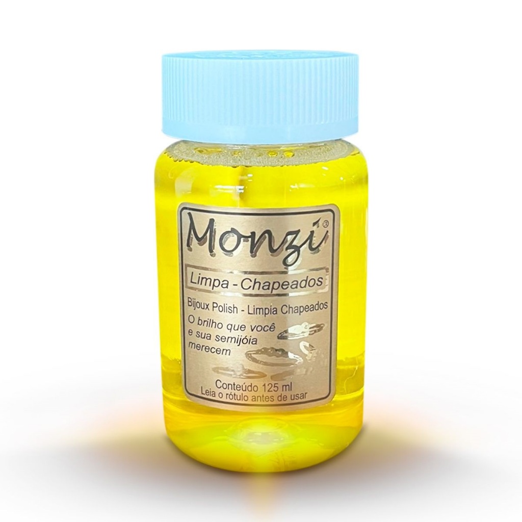 1 unidade Monzi Limpa Chapeados/Folheados 125 ML Original | Shopee Brasil