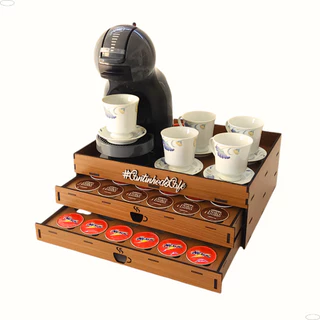 Bandeja 2 Gavetas 48 Capsulas Dolce Gusto Cantinho do Café