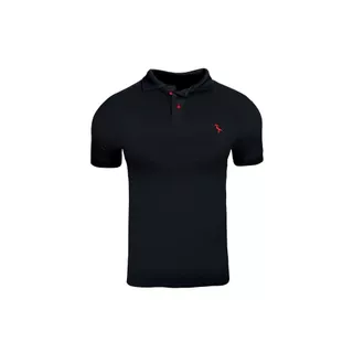 Camiseta Polo Masculina Gola Alta Plus Size Piquet G1 G2 G3 100% Algodão Piquet