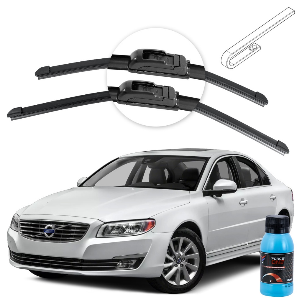 Limpador de Parabrisa Volvo S80 I ano 98 a 04 Universal