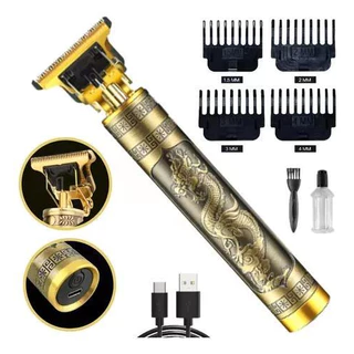 maquina de barbear profissional dragão elétrica a bateria recarregável original com caixa
