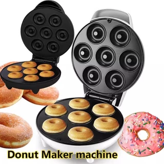 Máquina De Mini Donuts Sobremesa 110V Portátil Para Lanche De Café Da Manhã Infantil Cozinha