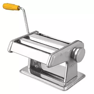 Máquina Macarrão Inox 3 Massas Cilindro Lasanha Fettuccine