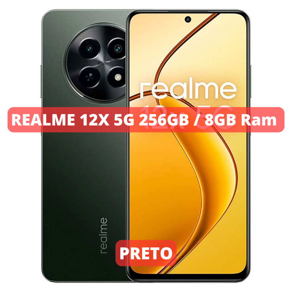 Celular Smartphone Realme 12x 5G (Versão Global) (NOVO