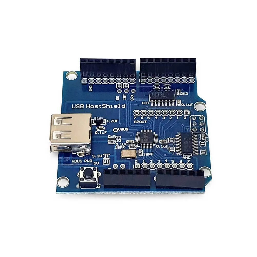USB HOST SHIELD 2.0, para Arduíno, UNO, MEGA, ADK, compatível com ...