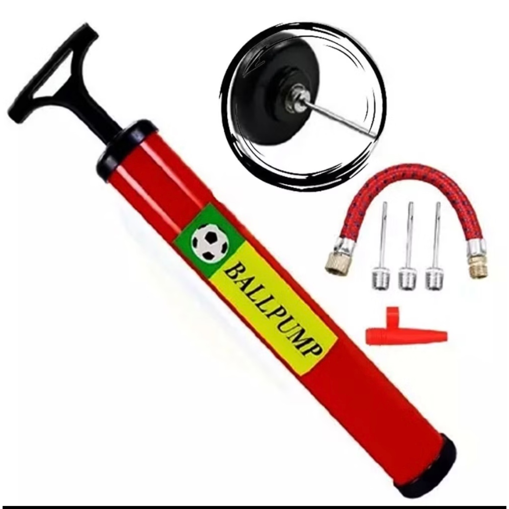 Bomba De Ar Manual De Encher Bola de Futebol Futsal Basquete Voleibol ...