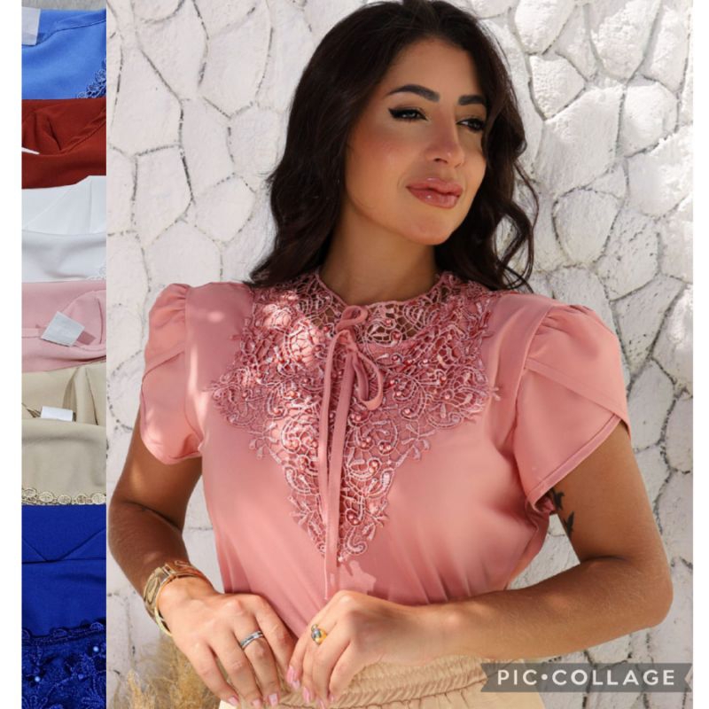 blusas femininas social evangélica Karen Shopee Brasil