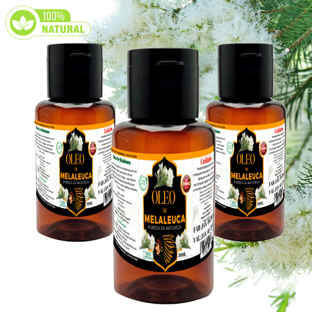 oleo melaleuca concentrado para unhas - Kit com 3 óleos - Para Pele ...