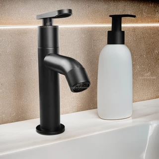 Torneira de Banheiro Preta Lançamento de torneira para lavabo