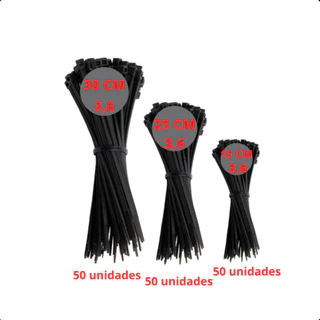 abraçadeira presilha enforca goto 3 tamonhos kit com 150 und