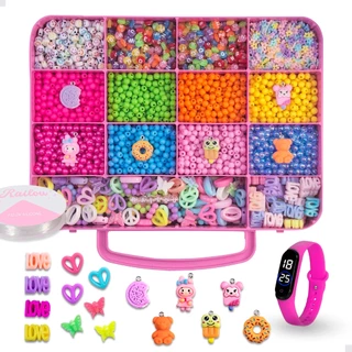 Kit Para Fazer Pulseiras 5000 Pc Coloridas Artesanato