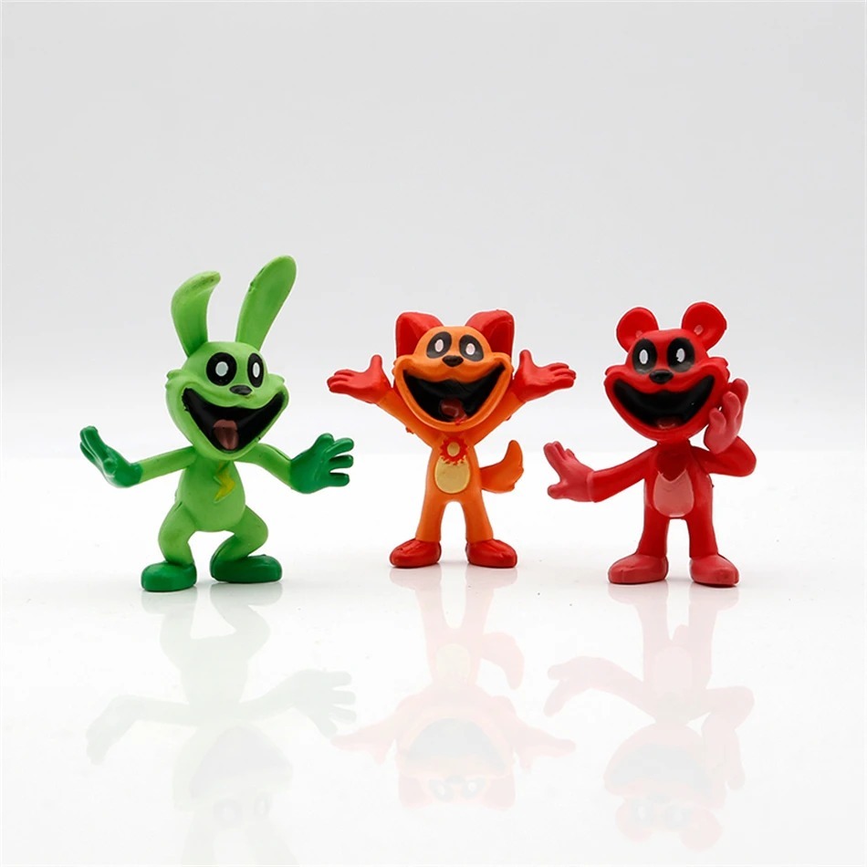 smile♡ Kit com 8 Bonecos Poppy Playtime Terror Sobrevivencia em PVC 7Cm