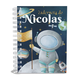 Caderneta de Vacinação SUS Personalizada _ Modelo 01 Astronauta