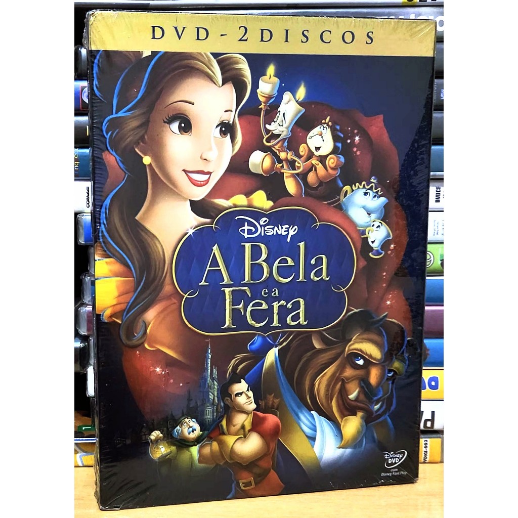 DVD Disney A Bela E A Fera - Edição Com Luva Duplo (Original Lacrado)