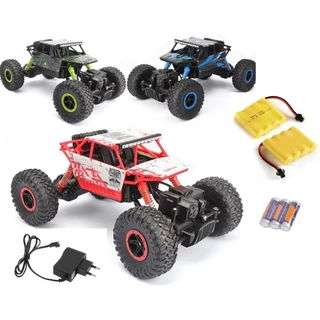 Carrinho Controle Remoto Monster Truck Rock Crawler Recarregável Off Road Brinquedo de criança