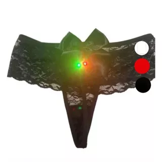 Calcinhas Tanga Fio Dental Sexy Lingerie com Led Feminino