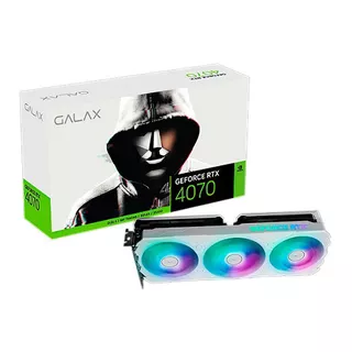 Placa de Video Galax GeForce RTX 4070 EX Gamer White 1-Click OC, 12GB, GDDR6X, 192-bit