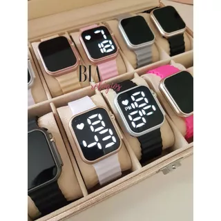 CONJUNTO 10 Relógio Digital Masculino Feminino Revenda Led Quadrado