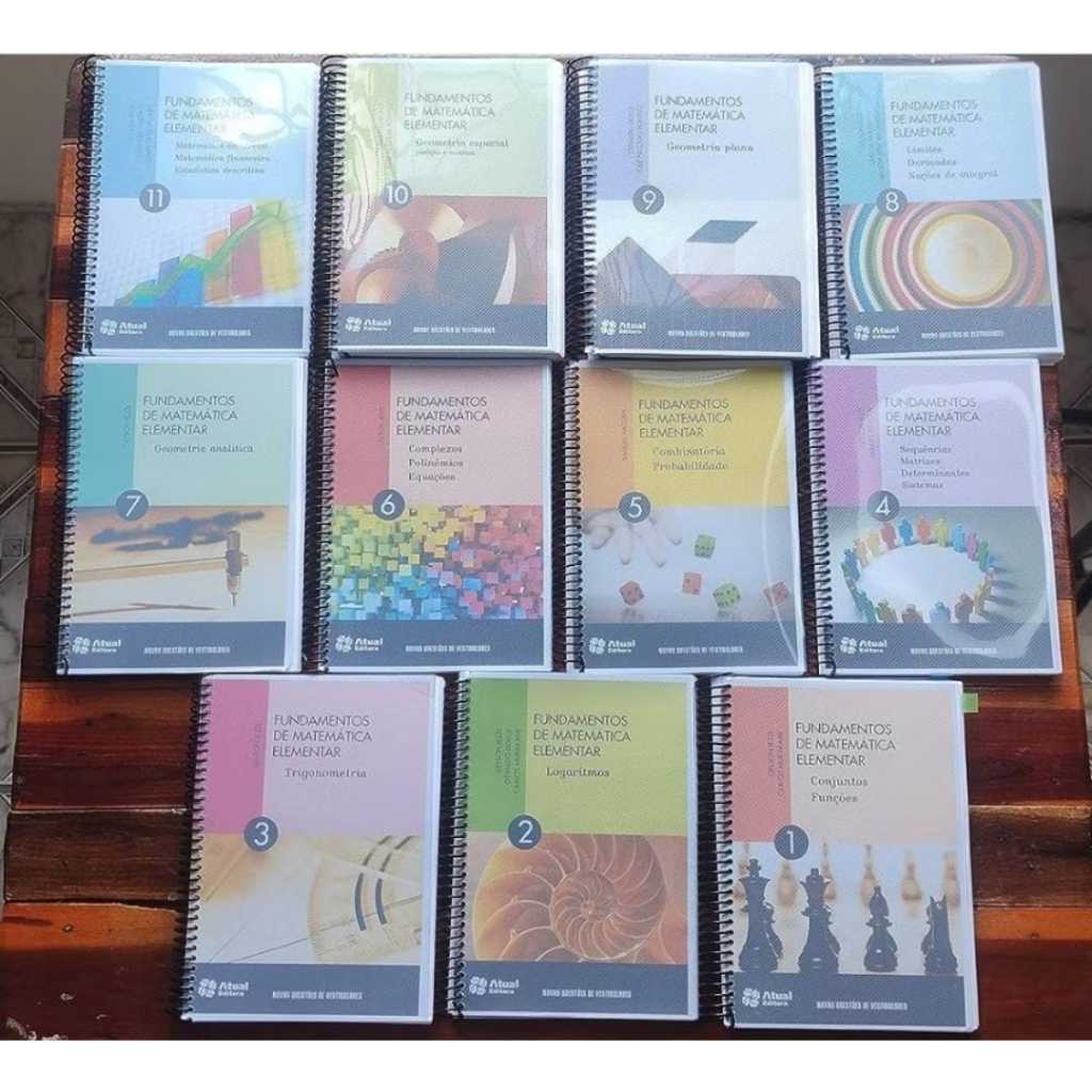 Coleção Completa Fundamentos de Matemática Elementar (Coloridos ...