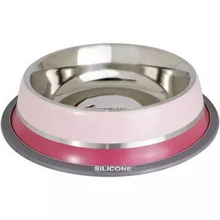 Pet Comedouro Cachorro/Gato P,M,G GermanHart Dual Rosa Pink 250/450/950Ml