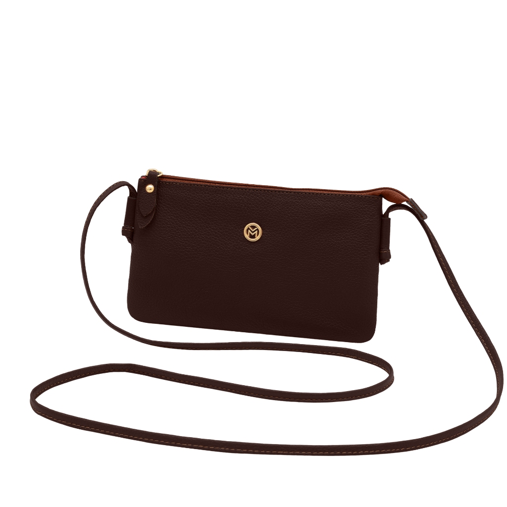 Bolsa Feminina Transversal de Couro Legítimo Mariart Onix | Shopee