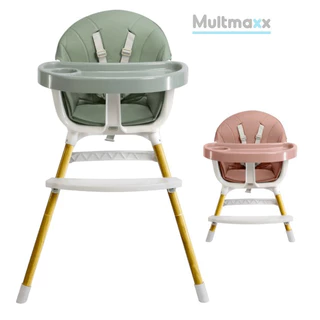 Cadeira de Alimentação 2 Alturas Cadeirinha Acolchoada Premium Multmaxx