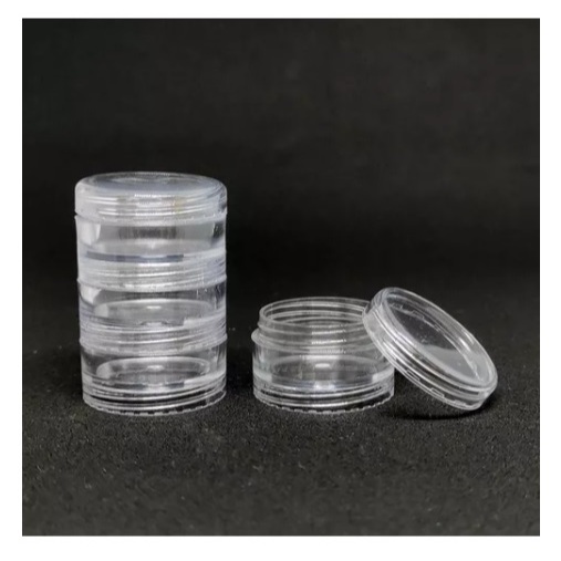 600 Potes torre 4g Tampas transparentes