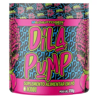 Dila Pump Pré-Treino sem Cafeína (300g) Sabor Kiwi - Adaptogen Science