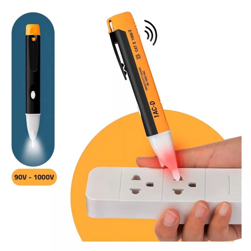 Caneta Detectora D Tensão Teste Sonoro Corrente Eletrica 90v | Shopee ...