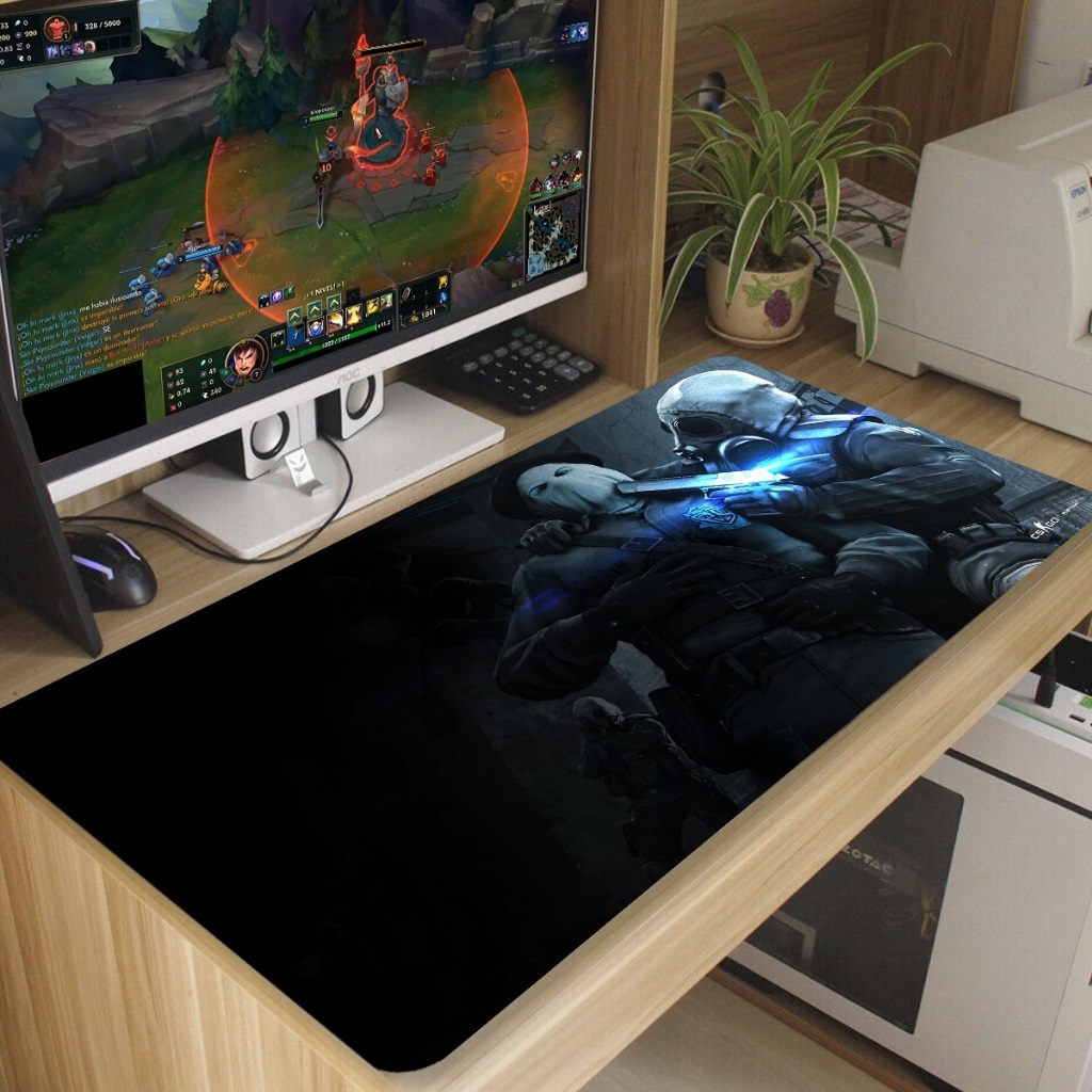 Mouse pad CS GO gamer Antiderrapante Grande diversas estampas 80x35 cm ...