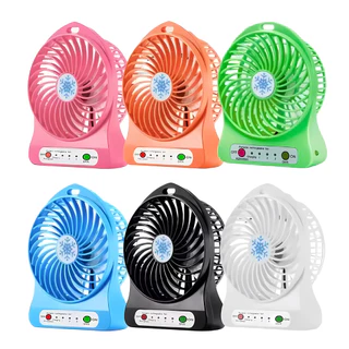 Ventilador Ar Condicionado Portátil de Mesa Recarregável Usb Moderno Silêncioso 3 Velocidade Luz Led