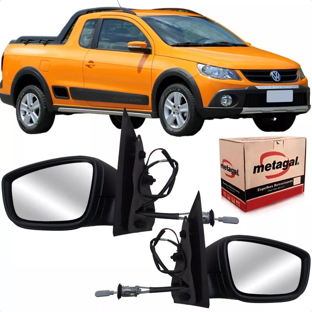 Retrovisor Saveiro Cross G5 2009 2010 2011 2012 Original | Shopee Brasil