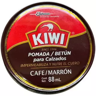 Graxa para Sapato Kiwi Marrom Original Importada 88ml