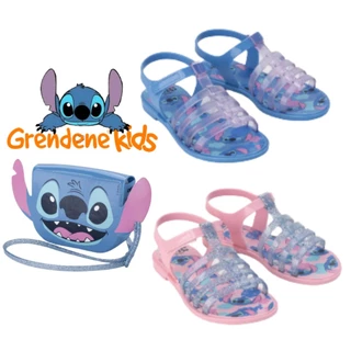 Sandália Infantil Feminina Stitch Clutch Bag Menina Juvenil Lançamento Grendene Kids
