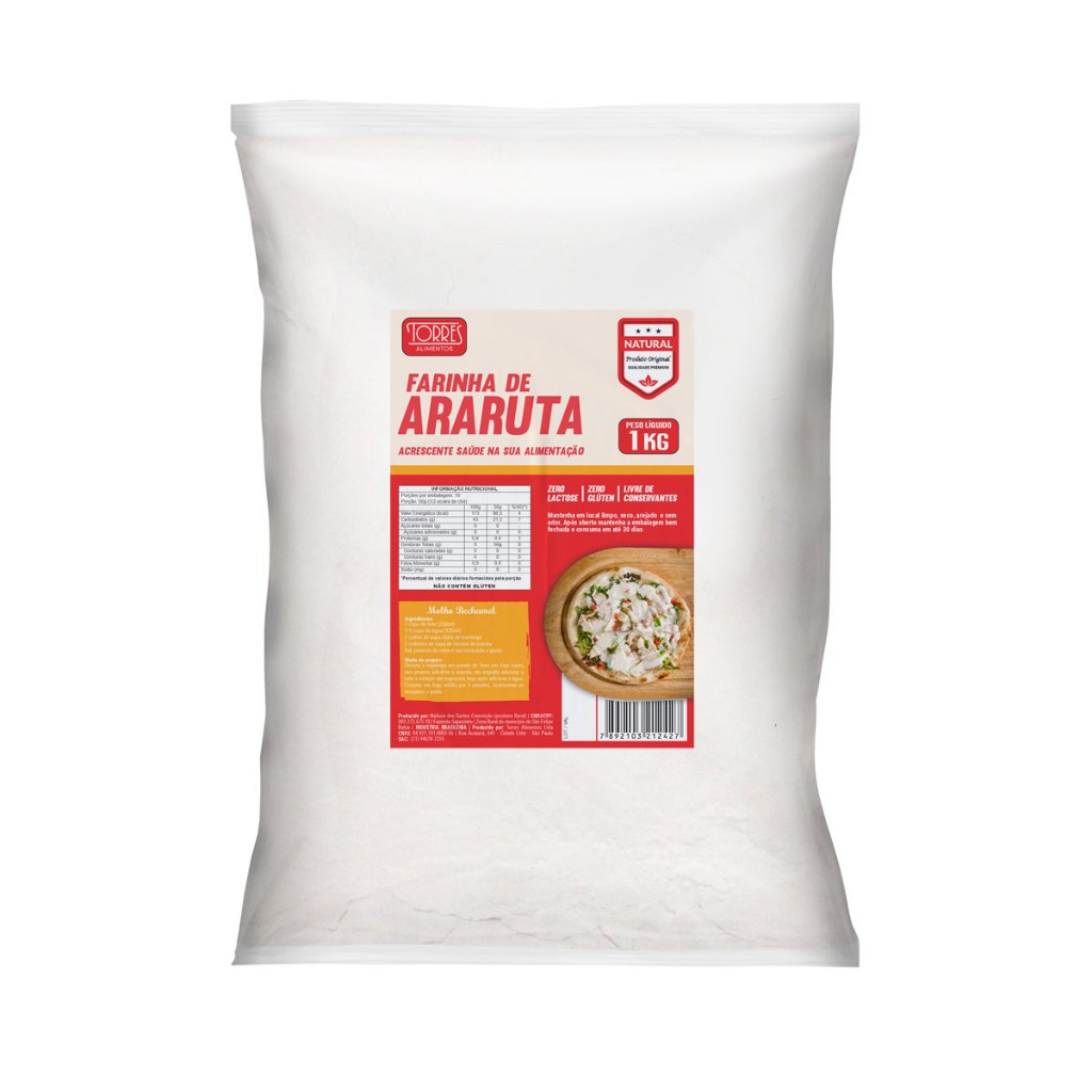 Farinha de Araruta 1kg Farinha Alternativa Sem Glúten | Shopee Brasil