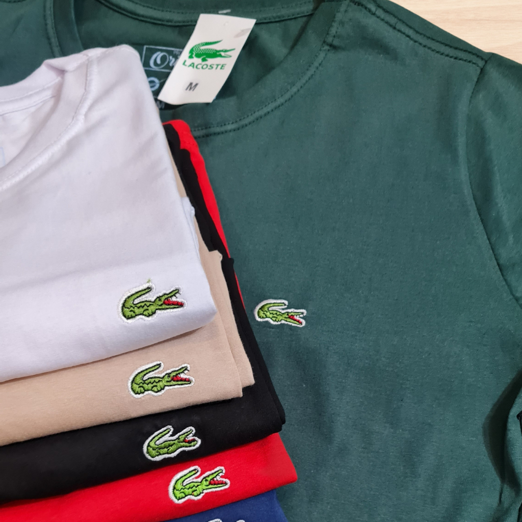 Kit 5 camisetas manga curta básica cores sortidas