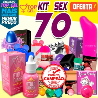 Kit Sex Shop produtos 70 itens eróticos em sexy shop brinquedos sexuais vibrador Feminino e lubrificante intimo