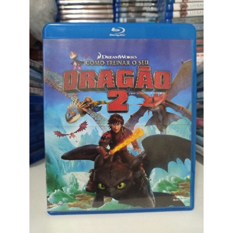 Blu-ray Como treinar o seu dragão 2 (locadora) | Shopee Brasil