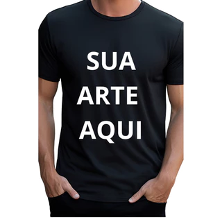 Camiseta Camisa Personalizada Com Sua Logo 100% Algodão Sua Estampa CamisaUnissex