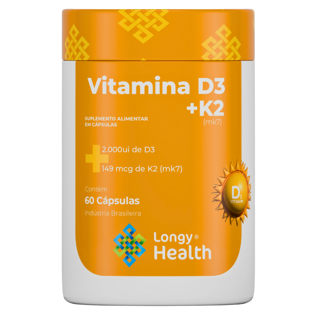 Vitamina D3 10.000UI K2-MK7 100mcg Vit E 700UI - 60 Doses - Única - Foto 11