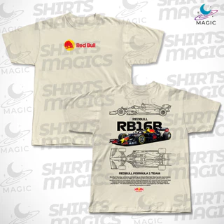Camiseta F1 Red Bull Racing RB16B Carro histórico 100% Algodão unissex