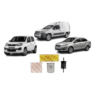 Kit Revisao Filtro Troca Completa Wega Fiat Fiorino Furgão Grand Siena Uno