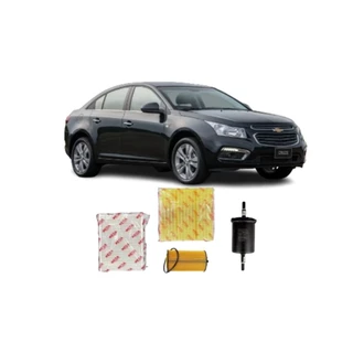 Kit Revisao Filtro Troca Completa Wega Chevrolet Cruze 1.8 16v 2011 a 2017