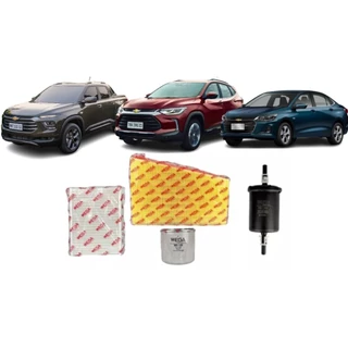 Kit Revisao Filtro Troca Completa Wega Chevrolet Montana Onix Tracker 1.0 1.2