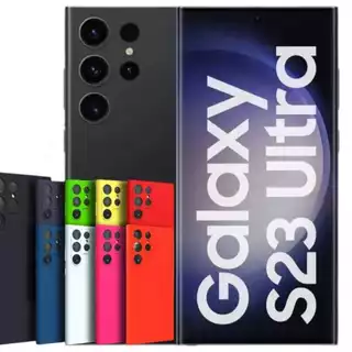 Capinha Colorida Linha PREMIUM Compatível Com Samsung Galaxy S23 ULTRA Preto, Branco, Vermelho, Amarelo, Lilás, Roxo, Azul, Laranja, Marrom, Verde, Cinza, Rosa Case Slim Flexível Aveludada 3 Camadas De Proteção DUPIN